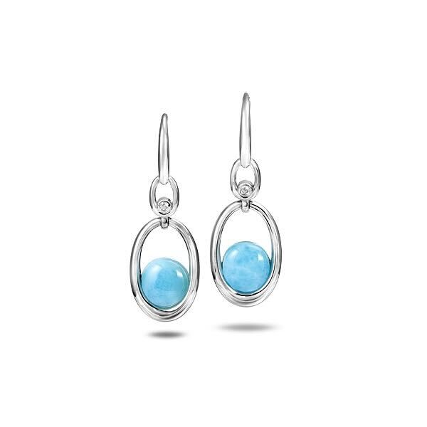 925 Larimar Earring