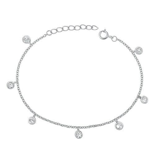 925 Sliver with CZ Bracelets