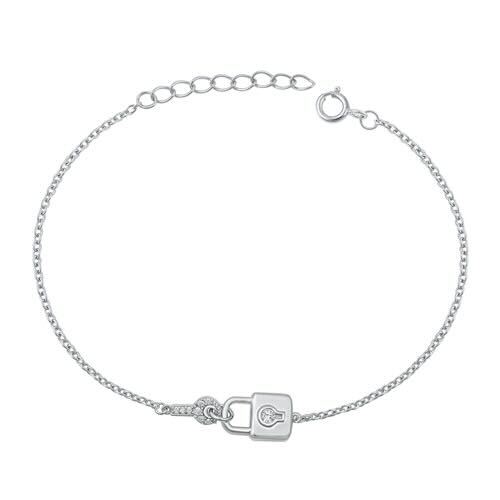 925 Lock and Key Bracelets