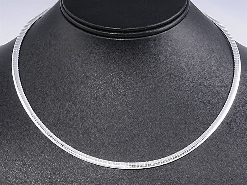 925 Omega Necklace 4 mm