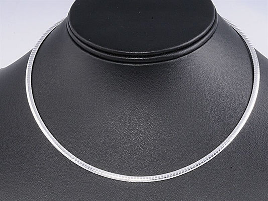 925 Omega Necklace  3 mm