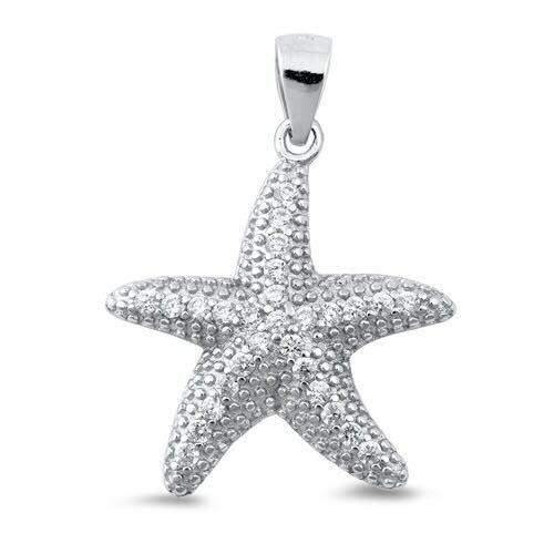 925 Silver Starfish Pendant