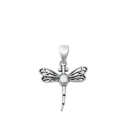925 Silver Dragonfly Pendant